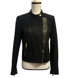 Black Michael Kors Side Zip Jacket